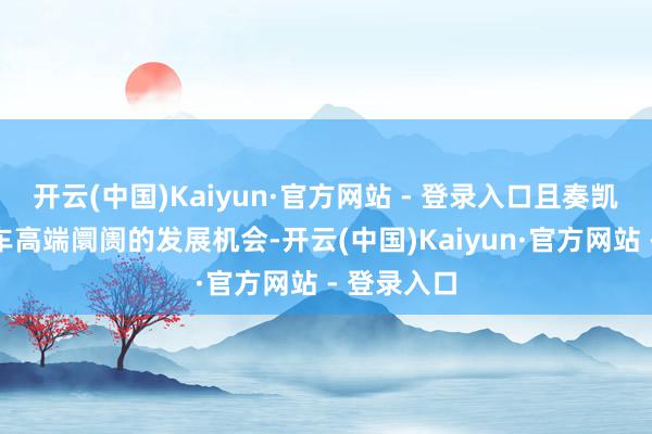 开云(中国)Kaiyun·官方网站 - 登录入口且奏凯收拢了汽车高端阛阓的发展机会-开云(中国)Kaiyun·官方网站 - 登录入口